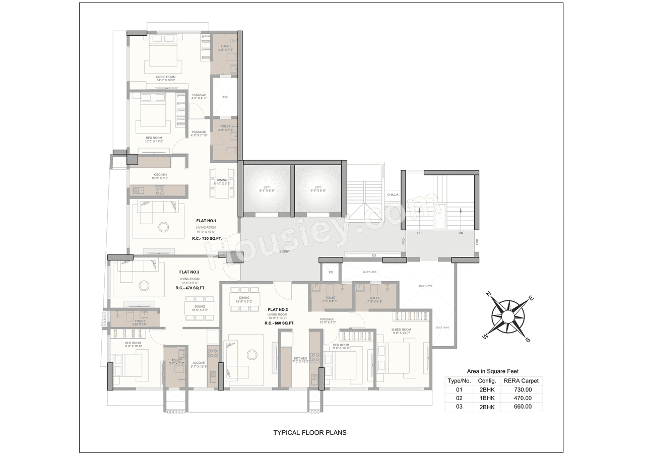 Rathod Ratan Infinia Floor Plan