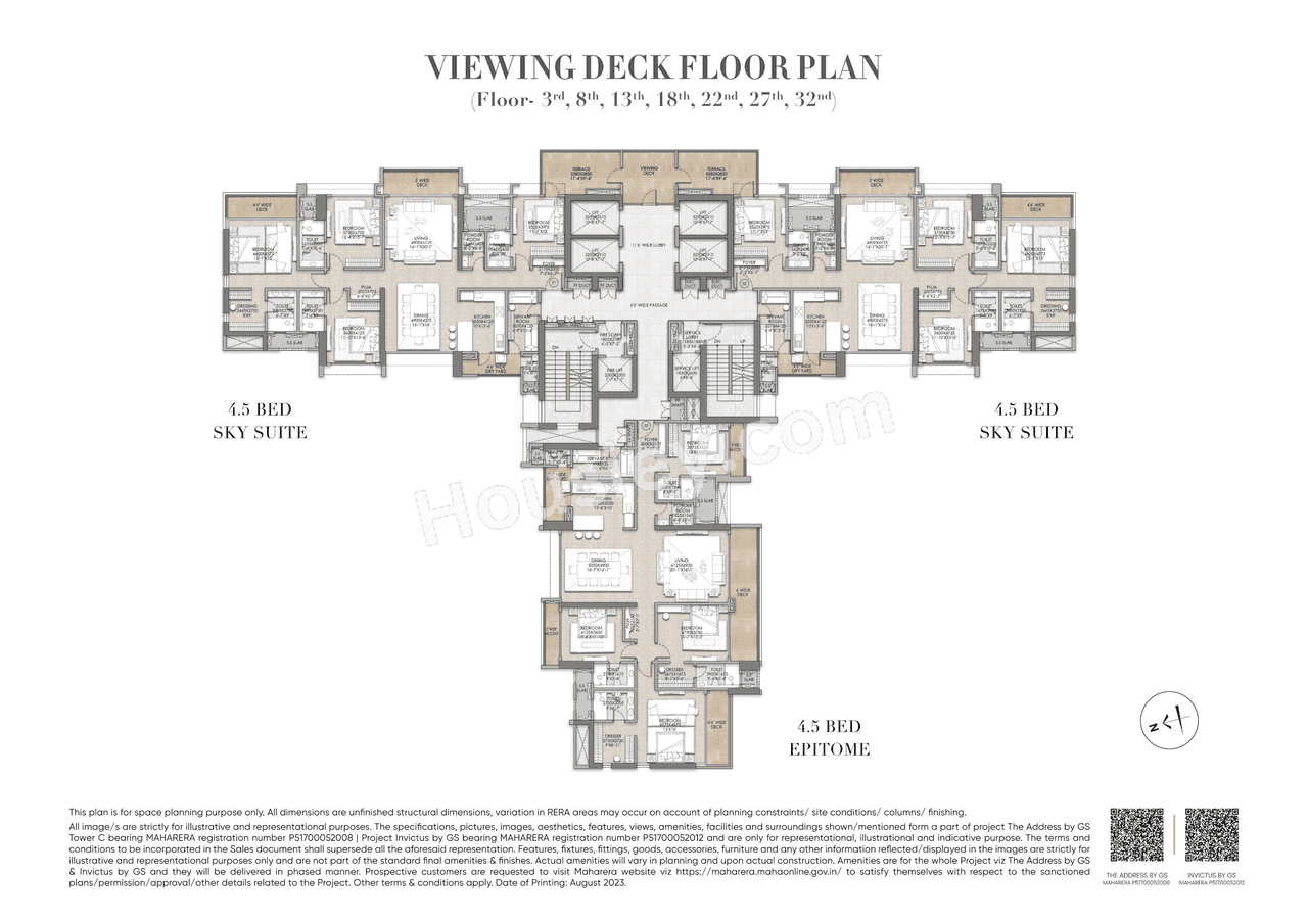 Raymond Invictus by GS Pokharan Road Floor plan 5