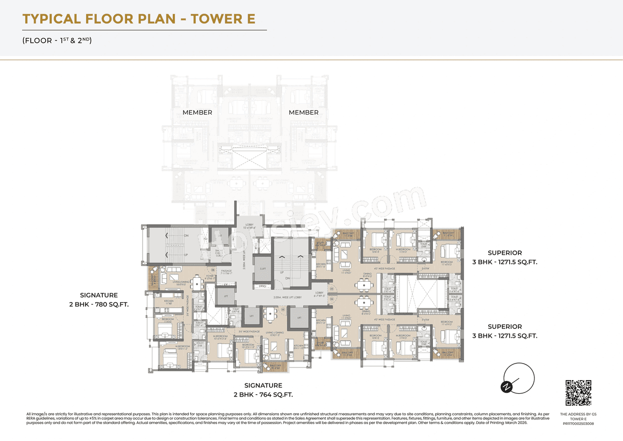 Raymond The Address By GS Sion Floor plan 5