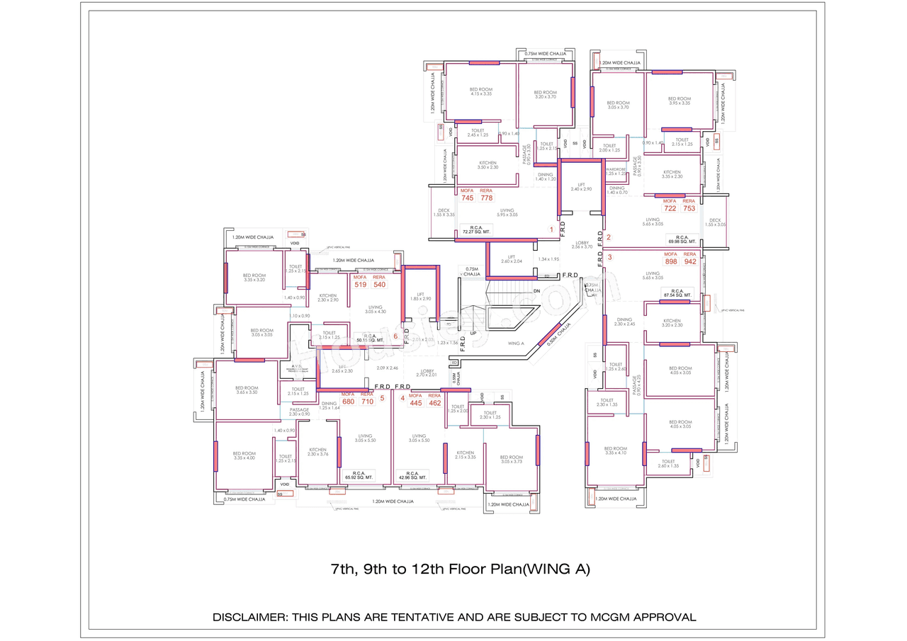 Rishabraj Avyaana Floor plan 3