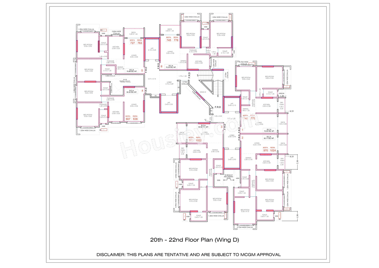 Rishabraj Avyaana Floor plan 16