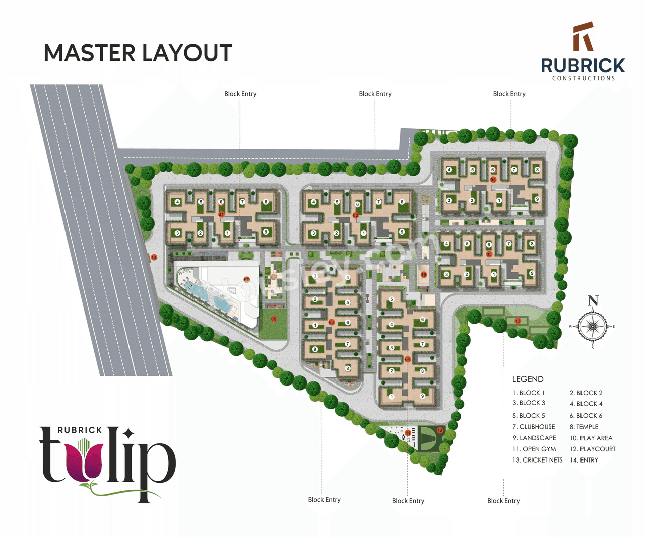 Rubrick Tulip Floor plan 1