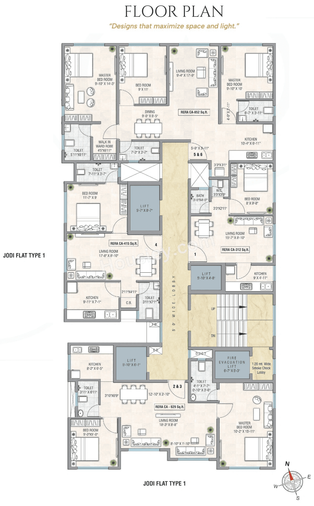 Rudra Galaxy Aura Floor plan 5