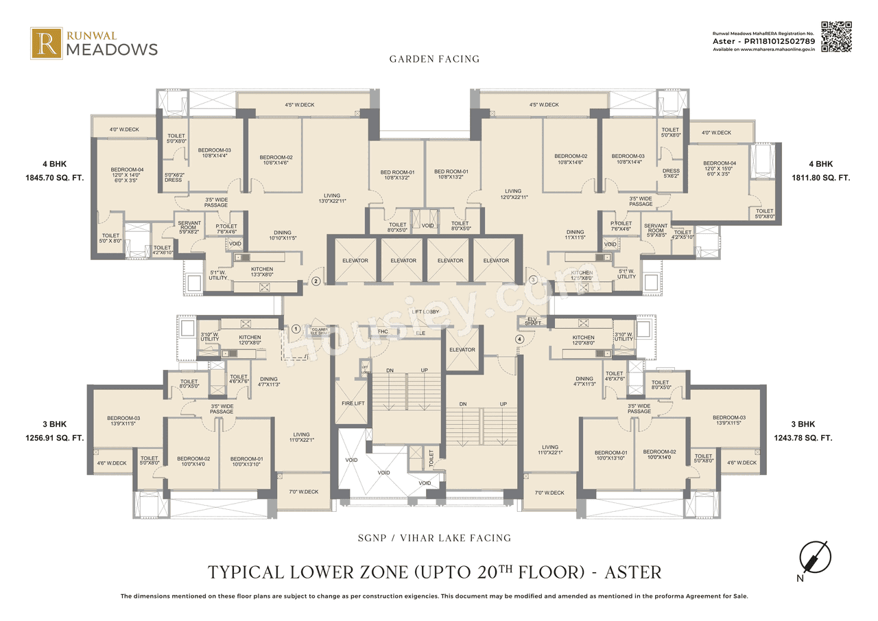 Runwal Forevergreen Floor plan 1