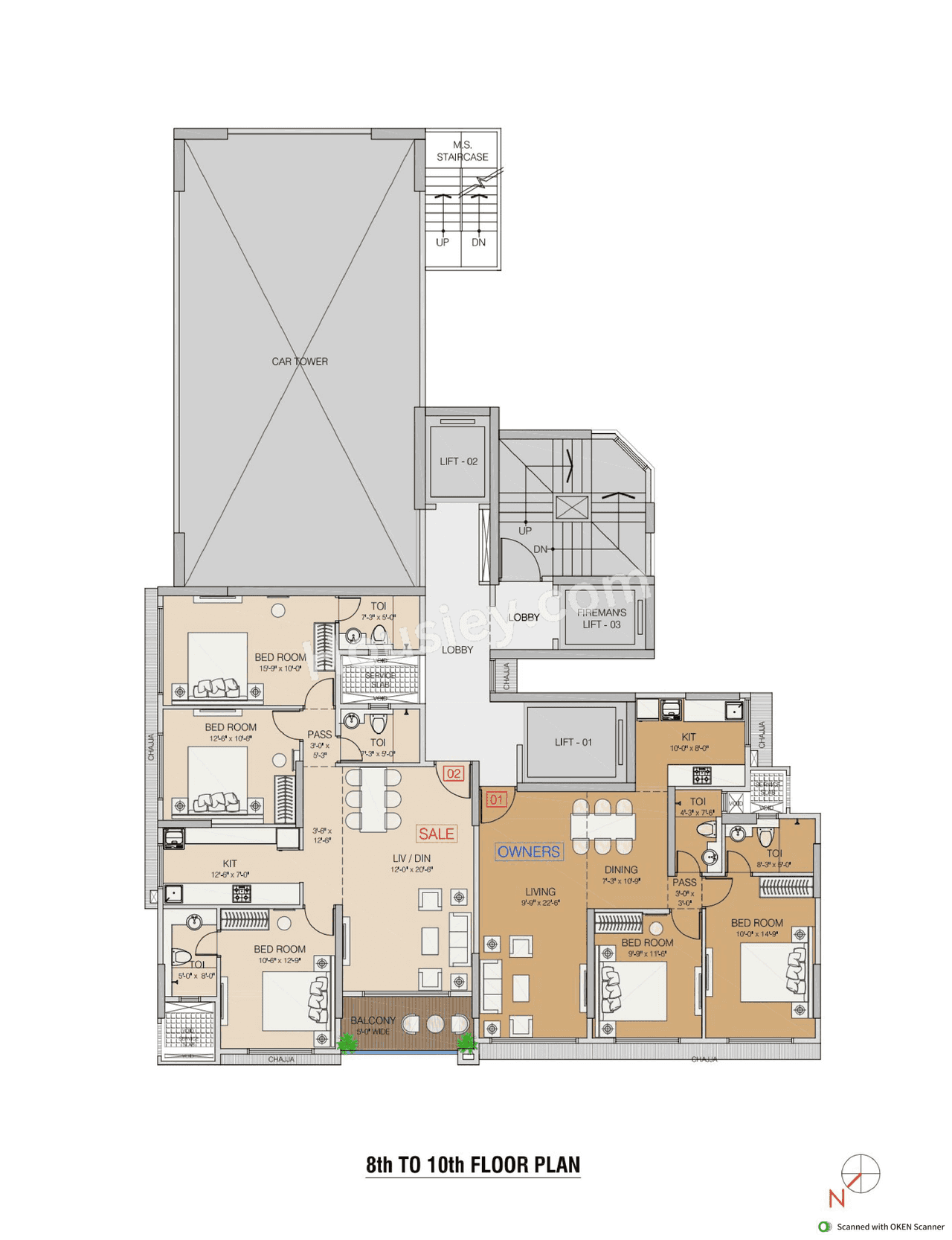 Ruparel Arista Floor plan 2