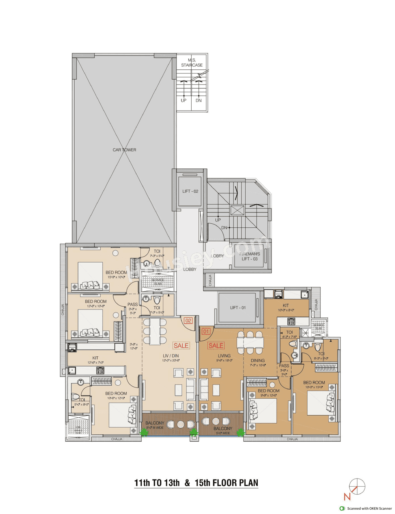 Ruparel Arista Floor plan 4