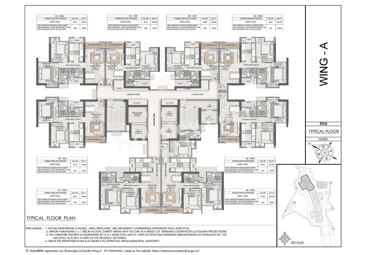 Rustomjee La Familia Floor plan 1