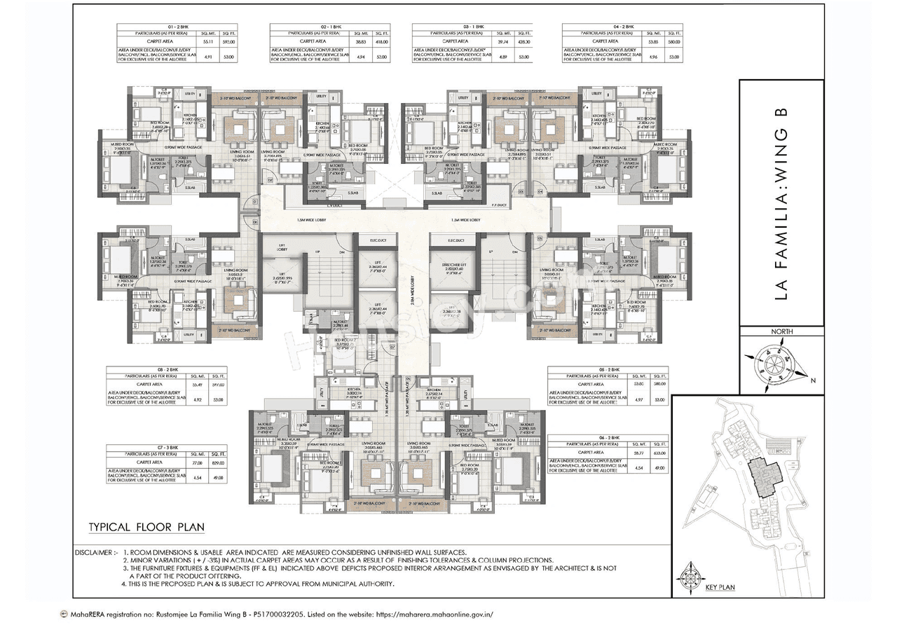Rustomjee La Familia Floor plan 2