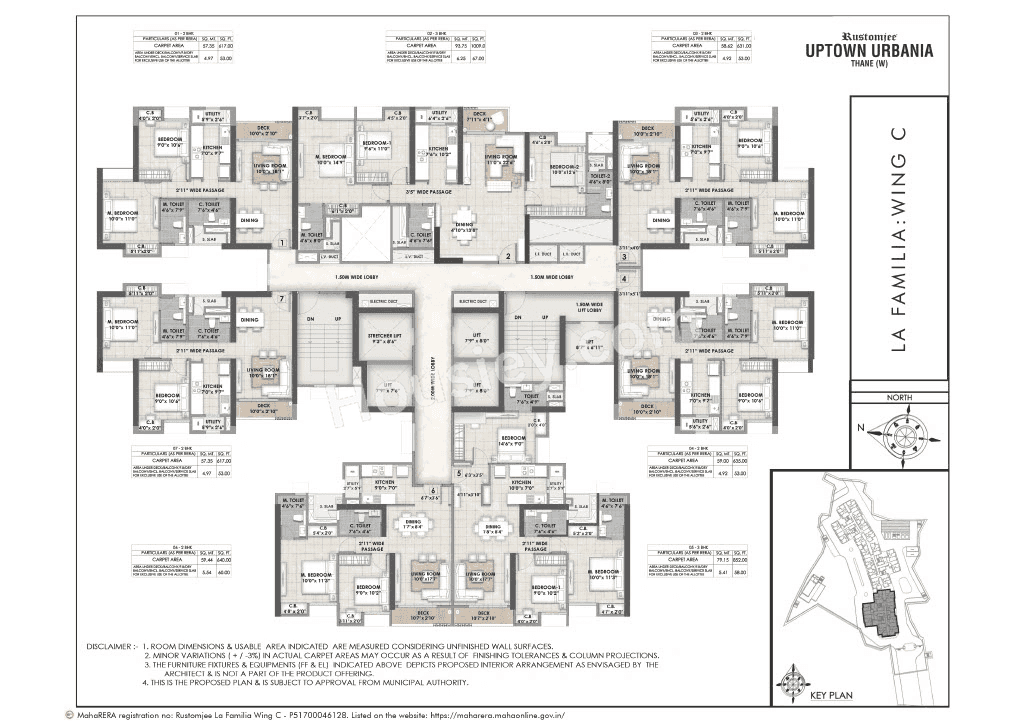 Rustomjee La Familia Floor plan 3