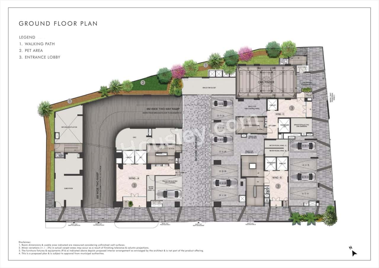Rustomjee Prive Floor plan 1