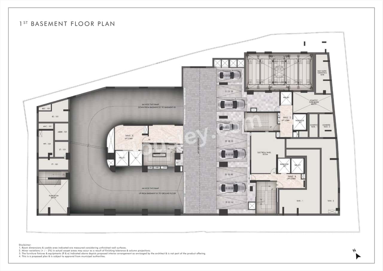 Rustomjee Prive Floor plan 1
