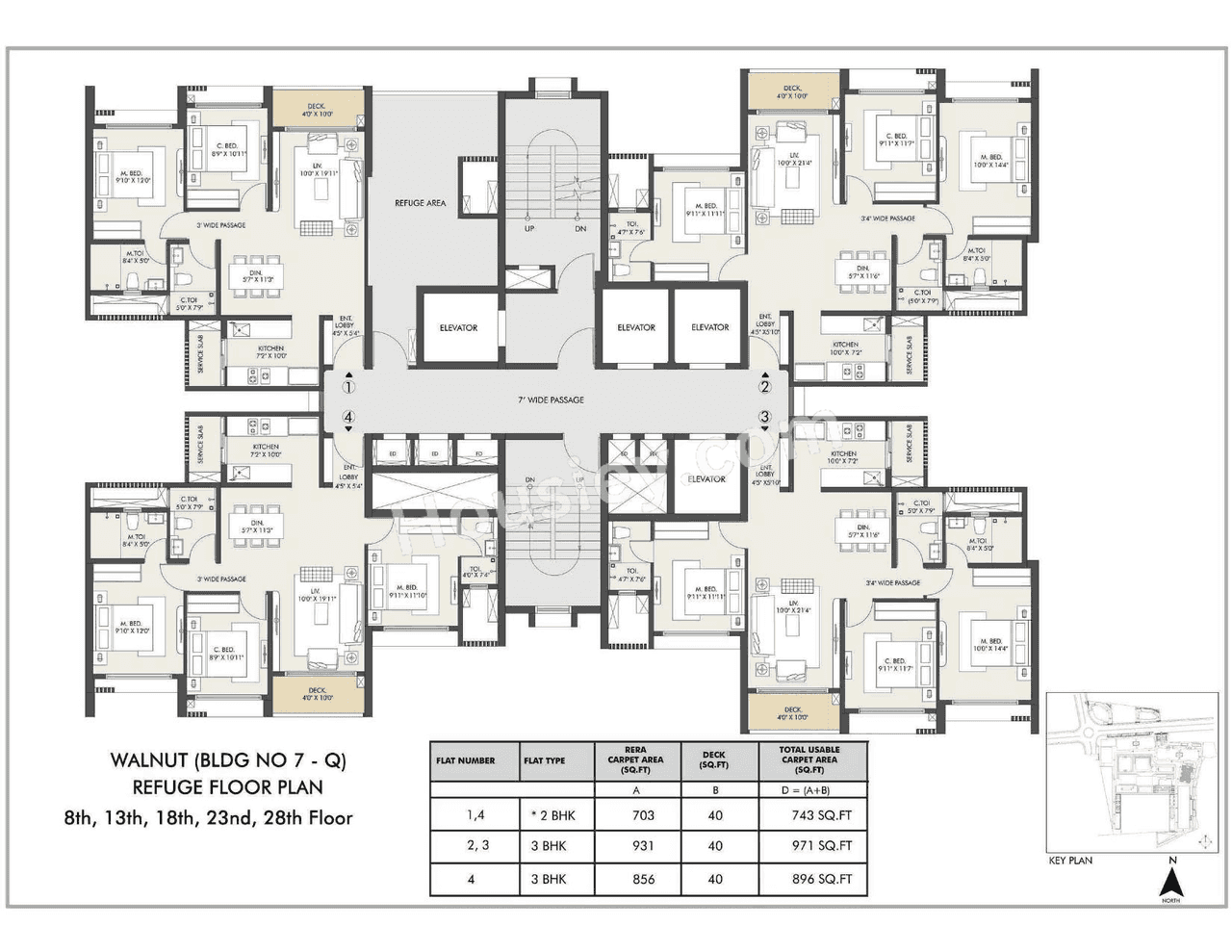 Rustomjee Urban Woods Floor plan 11