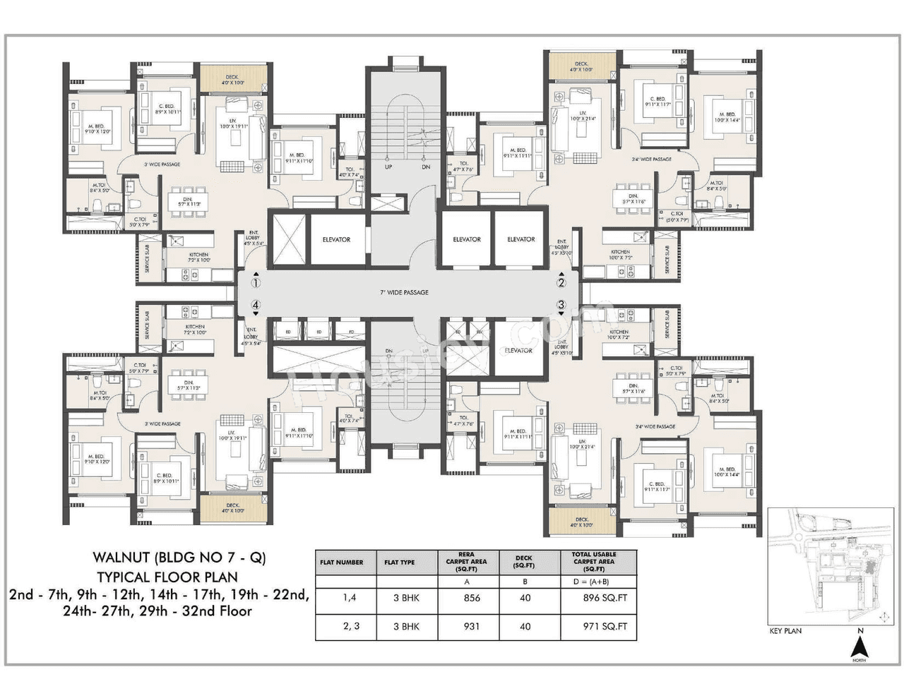 Rustomjee Urban Woods Floor plan 12