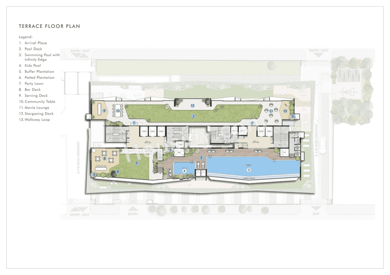 Rustomjee Vista Bay Floor plan 11