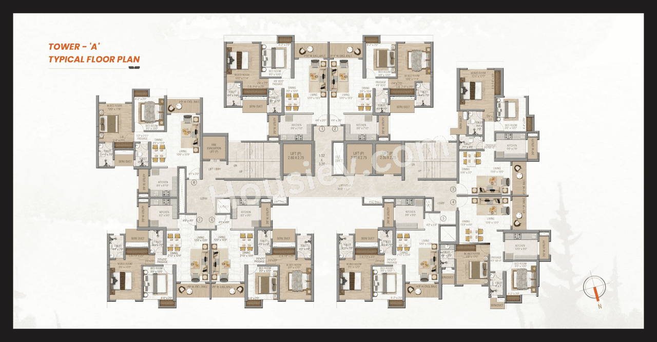 Rutu City Floor Plan