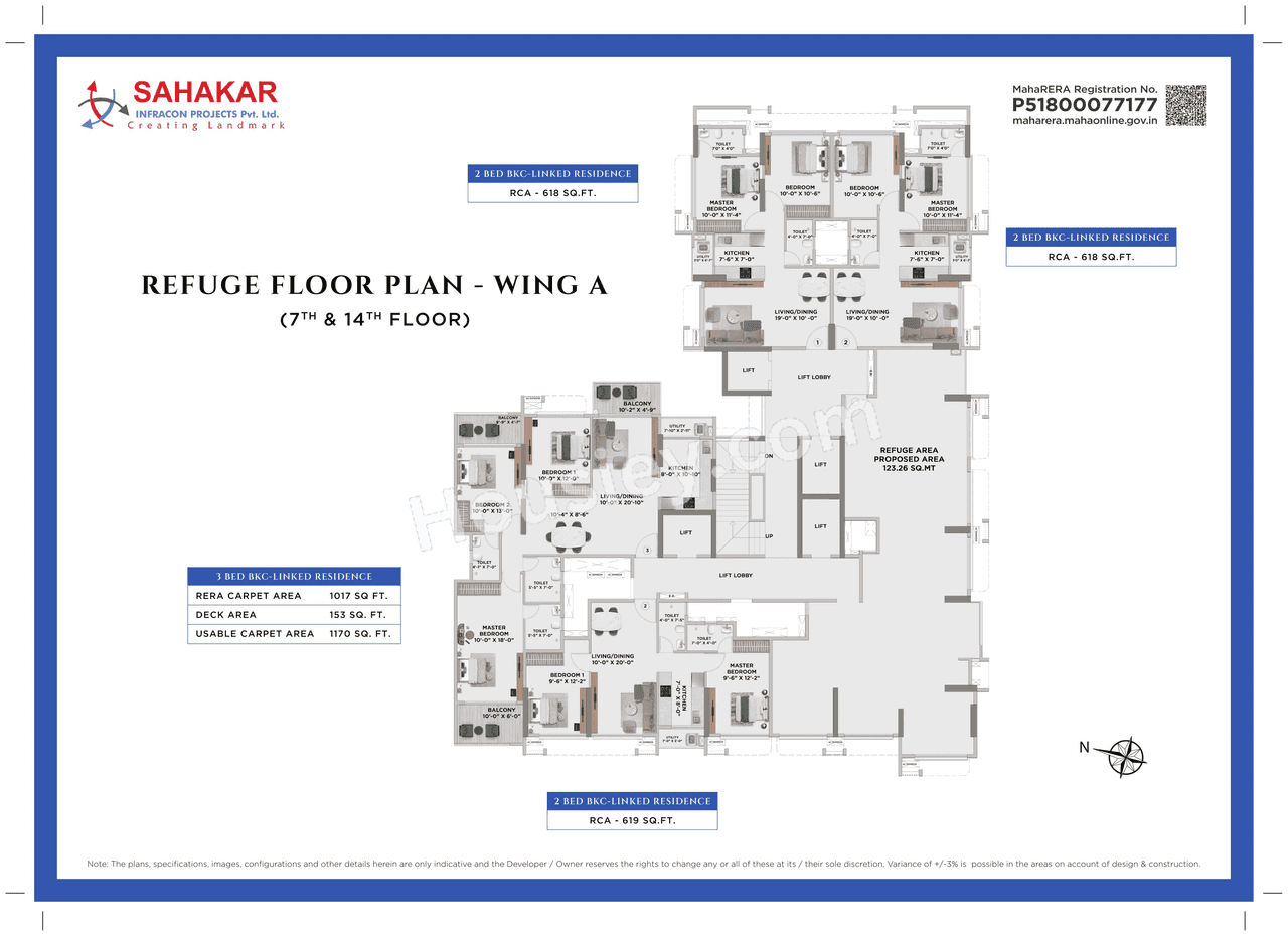Sahakar Acropolis 1 Floor plan 6