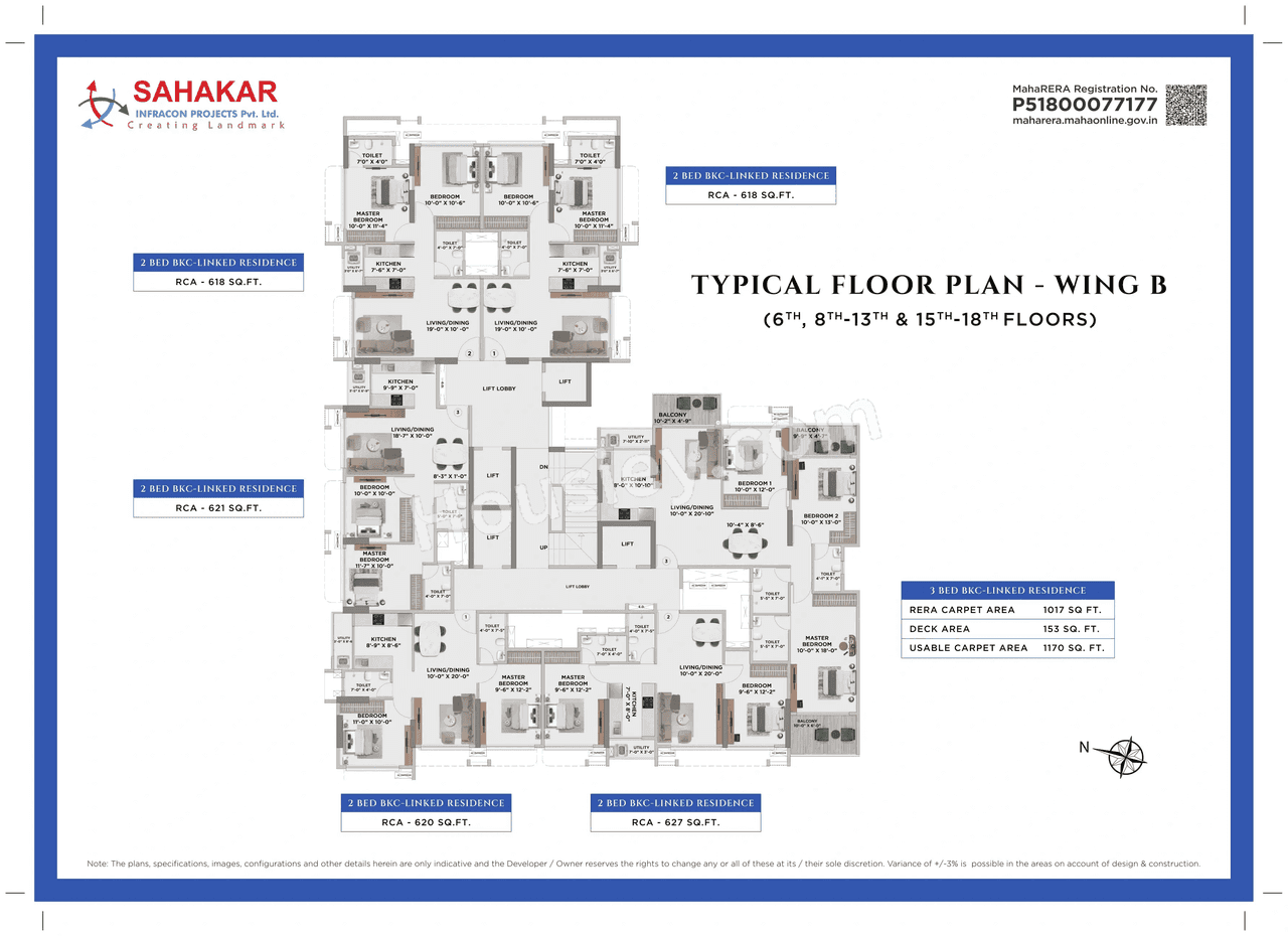 Sahakar Acropolis 2 Floor plan 6