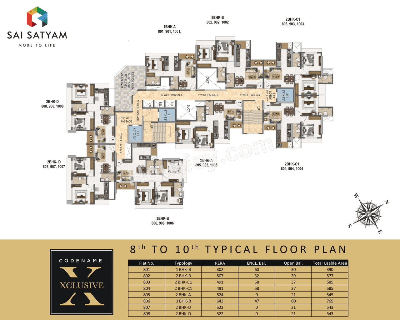 Sai Park street Floor plan 5