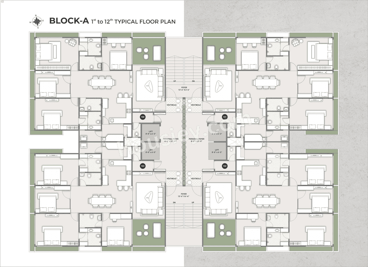 Sanghavi Manor Ananda Floor plan 2