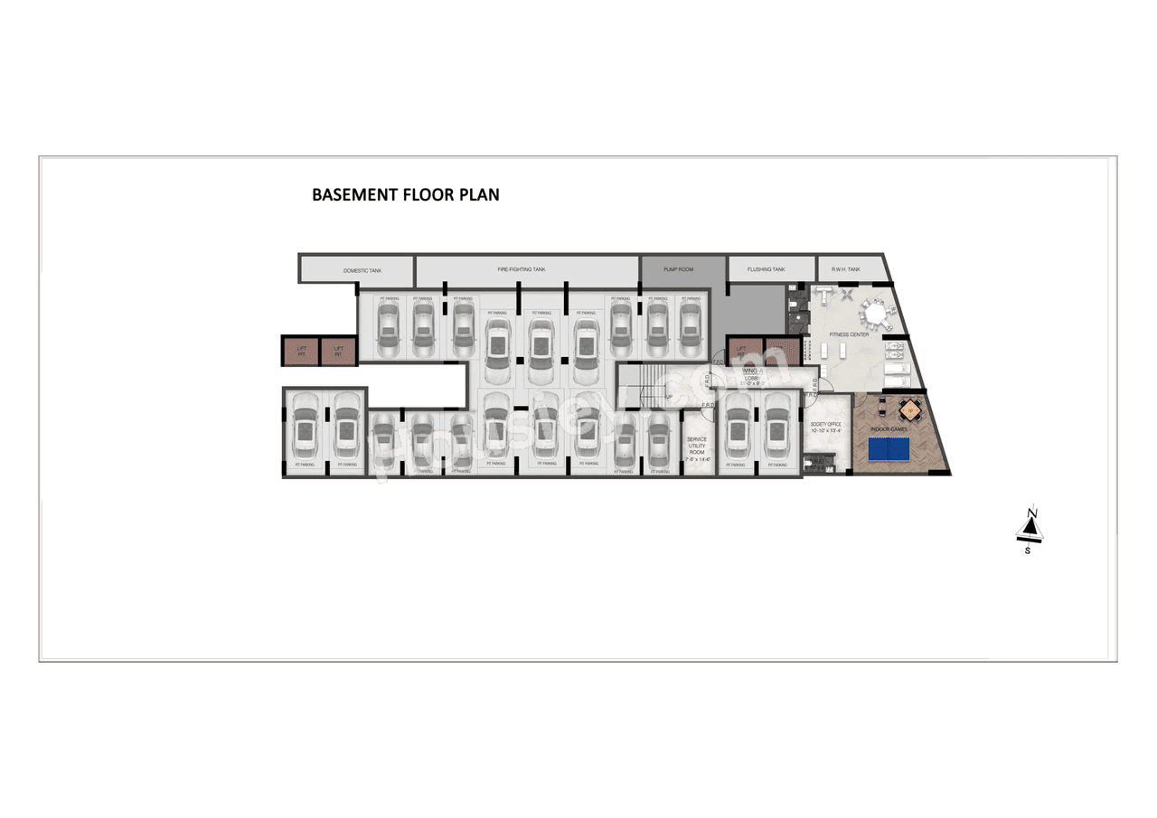 Sanghvi Aria Floor plan 1