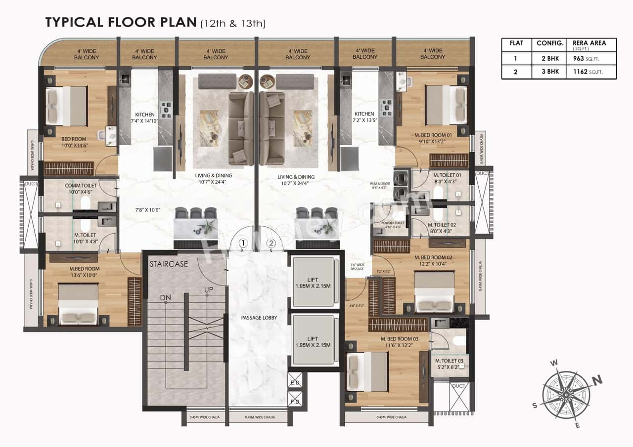 Sanghvi Optima Floor plan 5