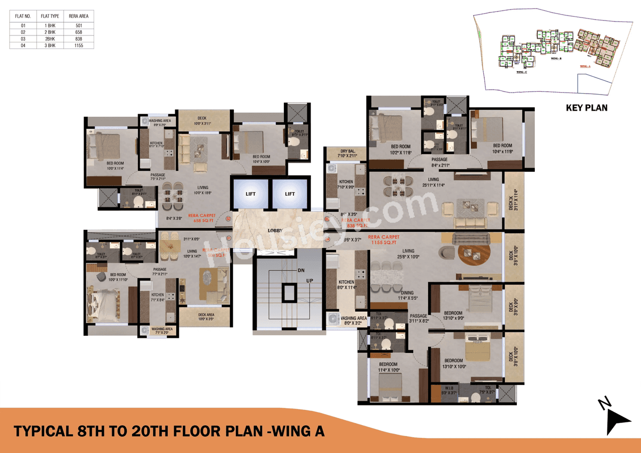 Sanmati Raghukul Floor plan 1