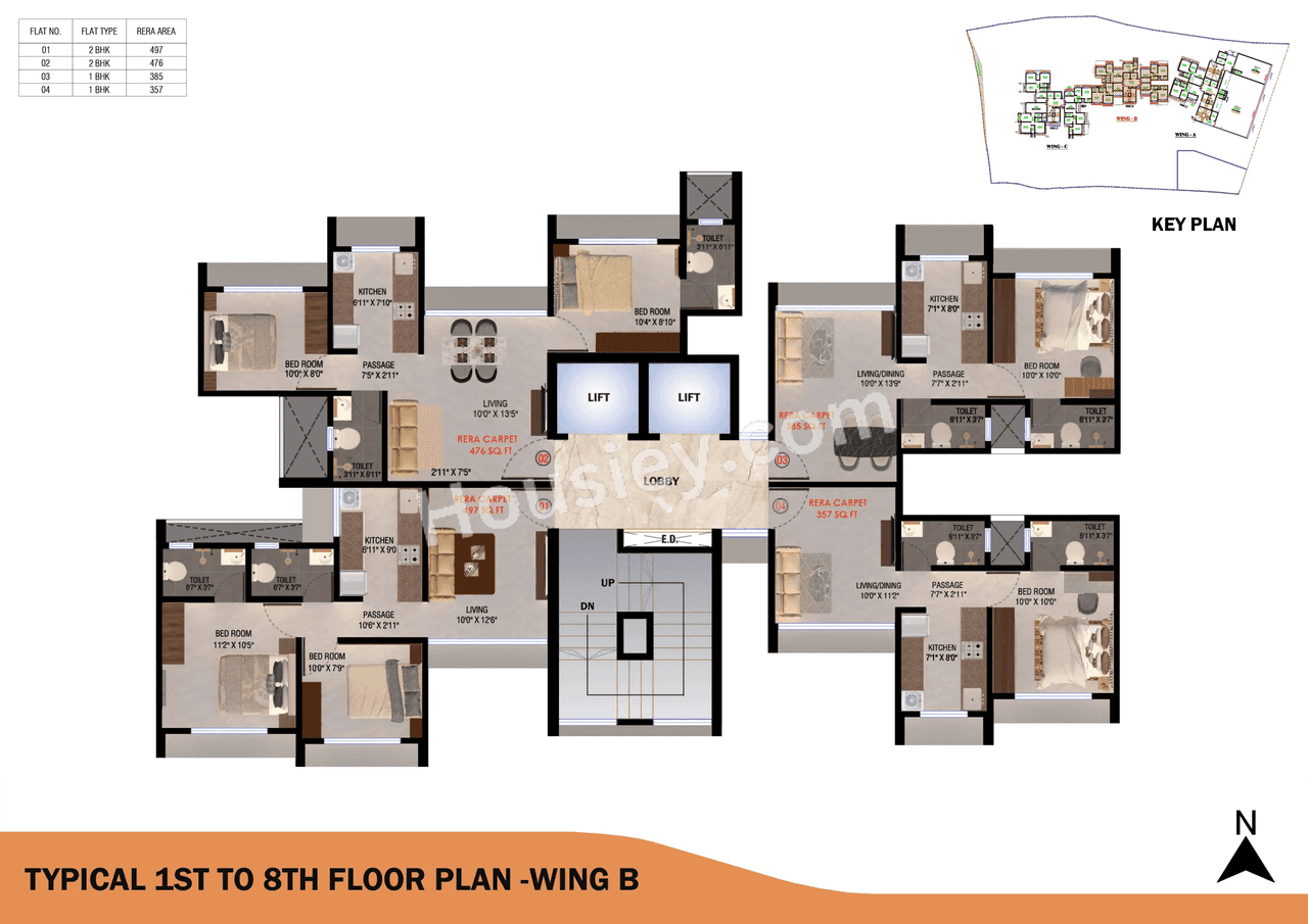 Sanmati Raghukul Floor plan 3