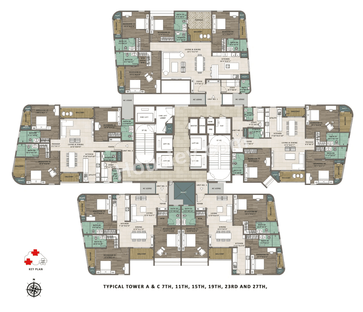 Sattva Aaranya Floor plan 3
