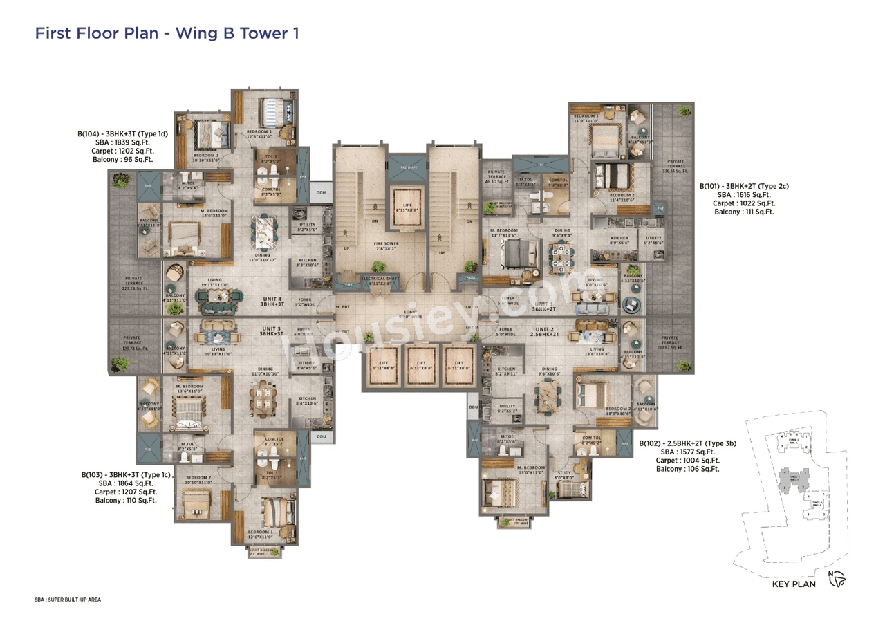 Sattva Forest Ridge Floor plan 3