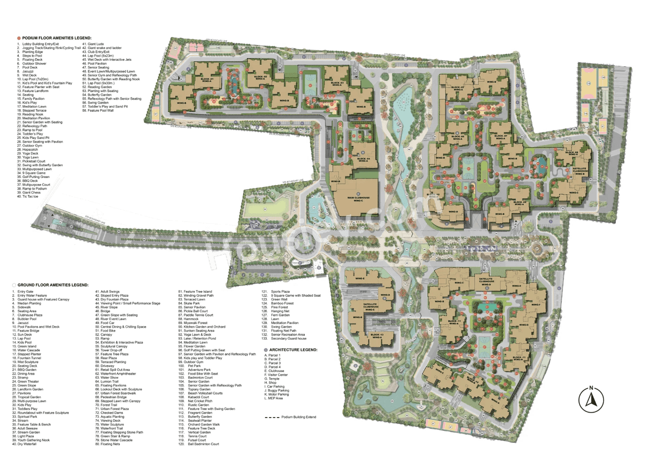 Sattva Hamlet Master Plan