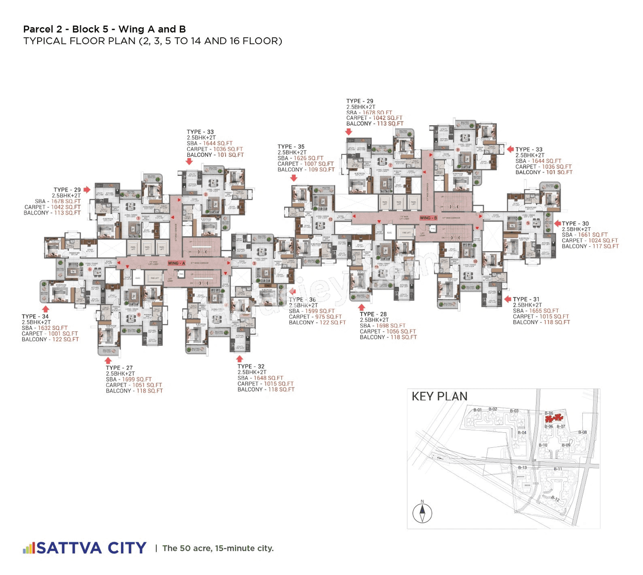 Sattva Hamlet Floor plan 5