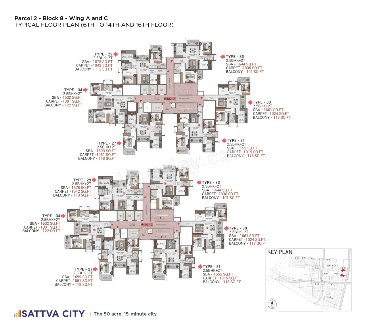 Sattva Hamlet Floor plan 8