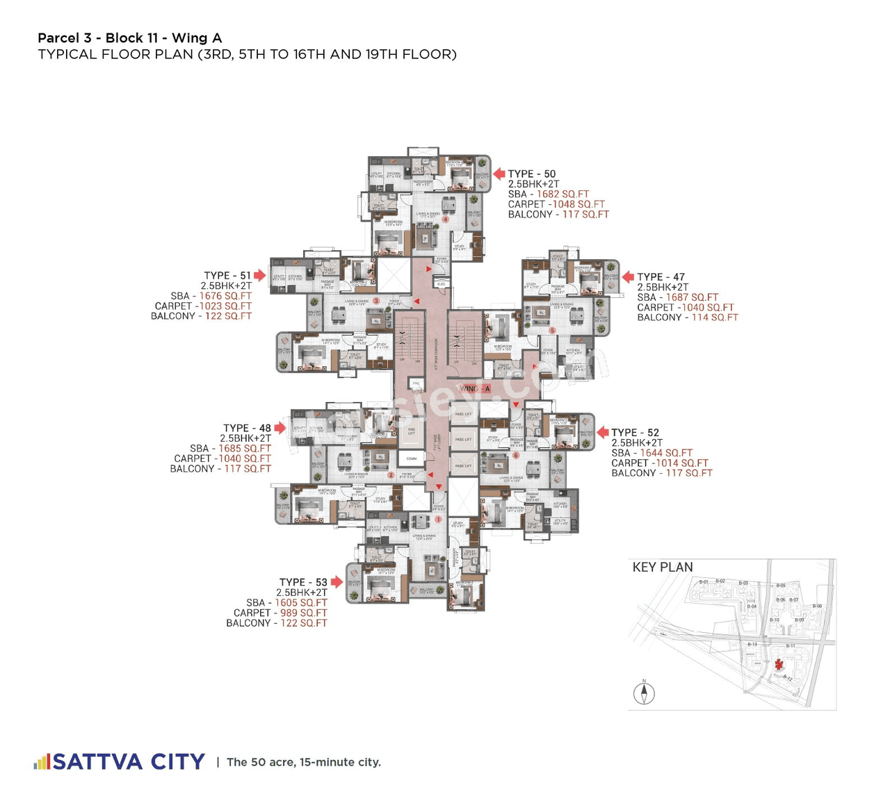 Sattva Hamlet Floor plan 11