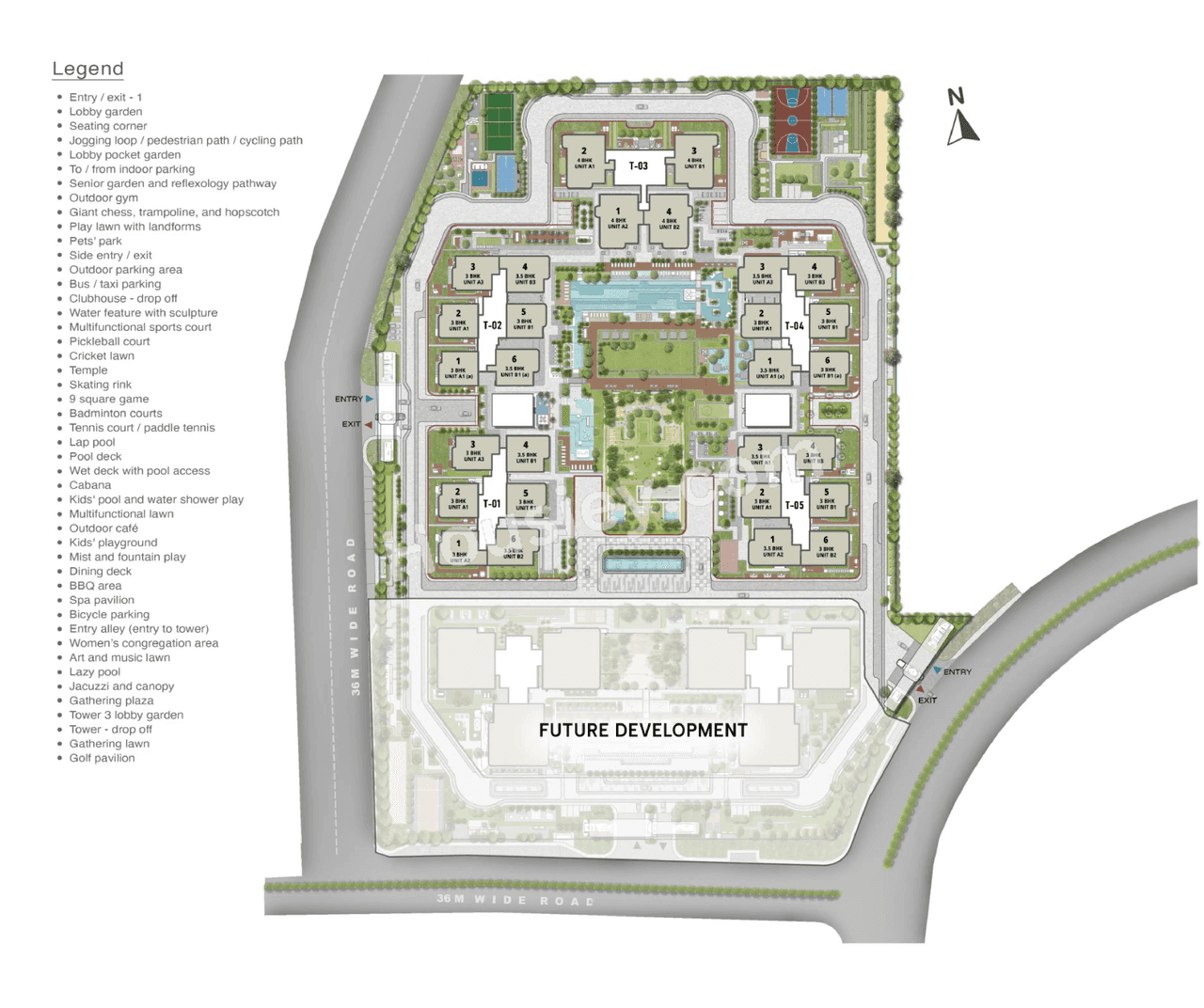 Sattva Lago Floor plan 1