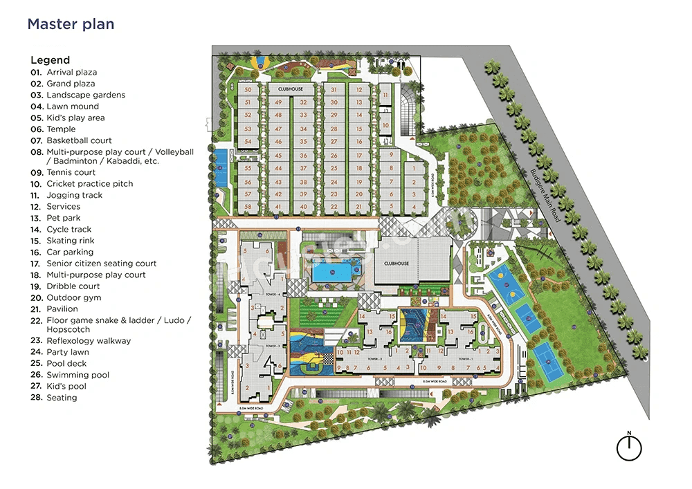 Sattva Songbird Floor plan 1