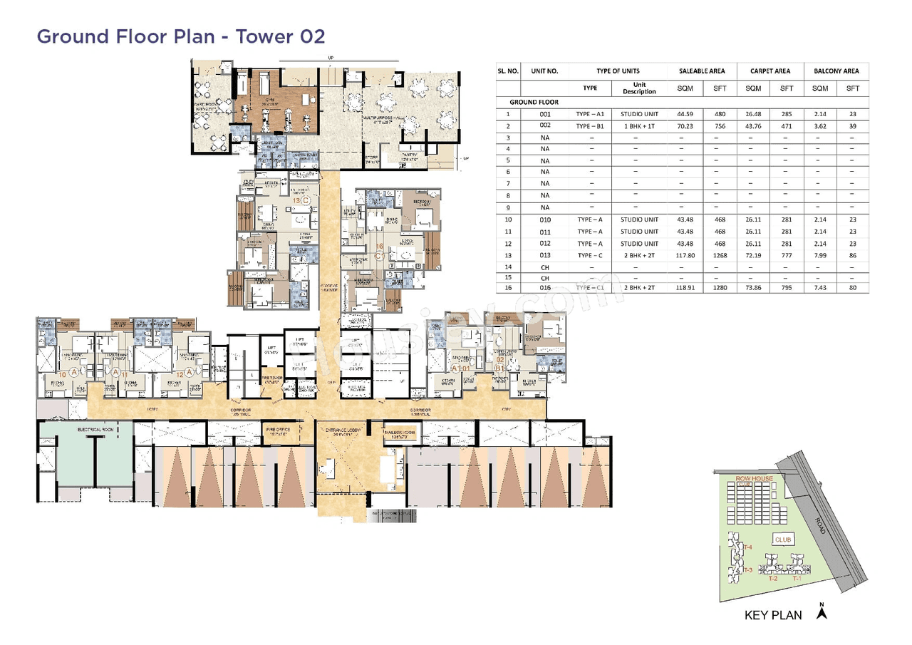 Sattva Songbird Floor plan 2