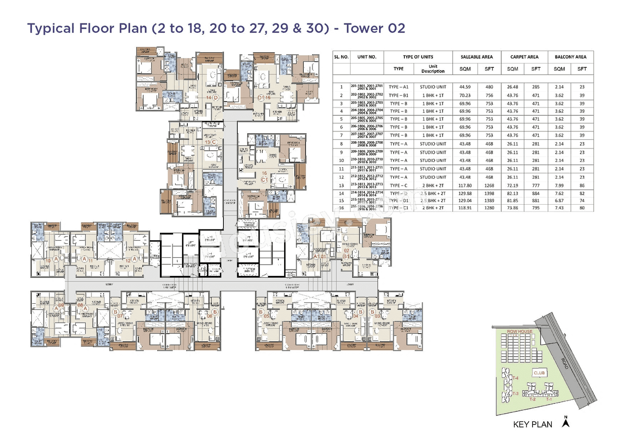 Sattva Songbird Floor plan 3