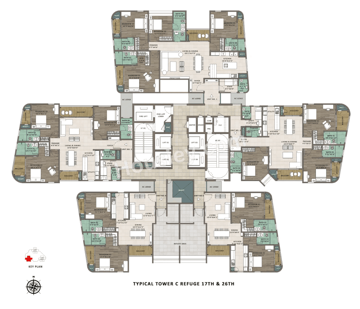 Sattva Trinity Floor plan 2