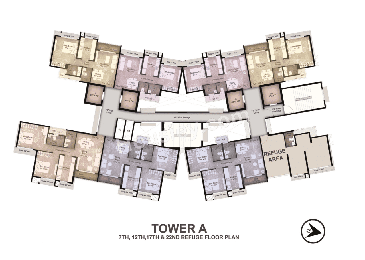 Satyam Queens Necklace Floor plan 1
