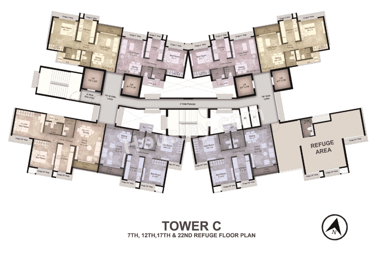Satyam Queens Necklace Floor plan 5