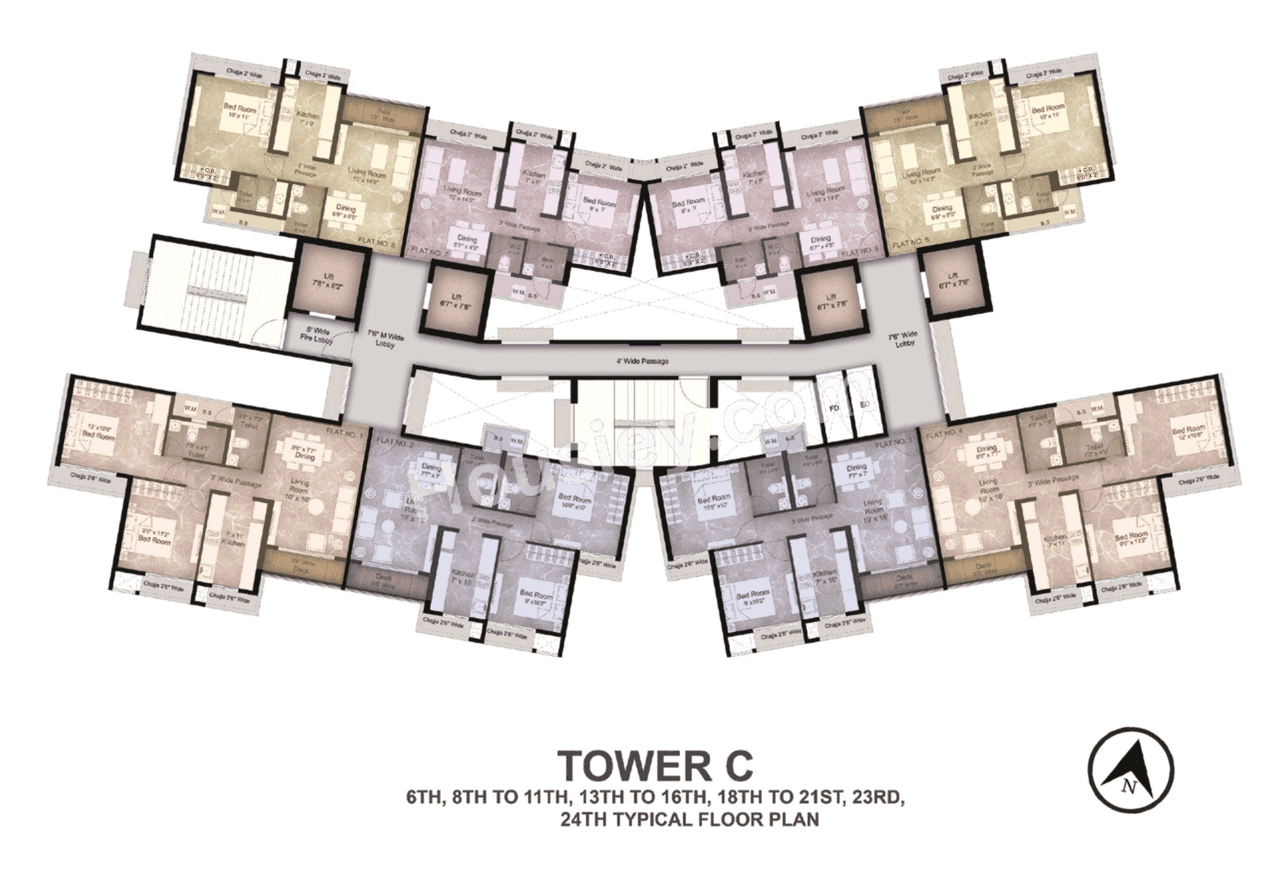 Satyam Queens Necklace Floor plan 6