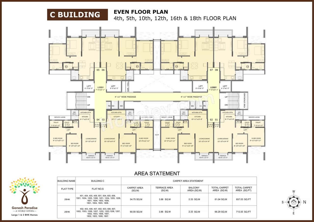 SB Ganesh Paradise Floor plan 1