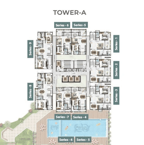 SBR Minara Floor plan 2