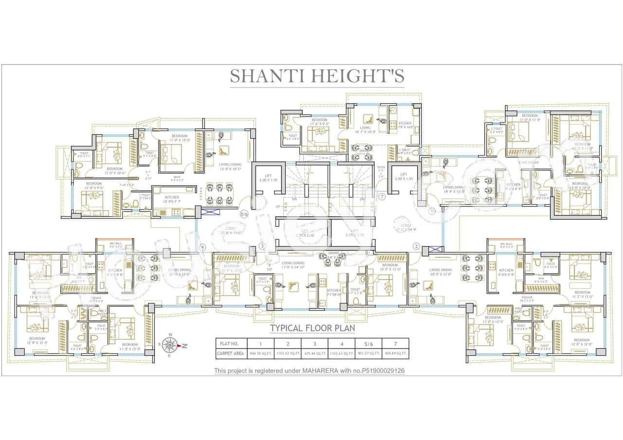 Shanti Heights Floor plan 4