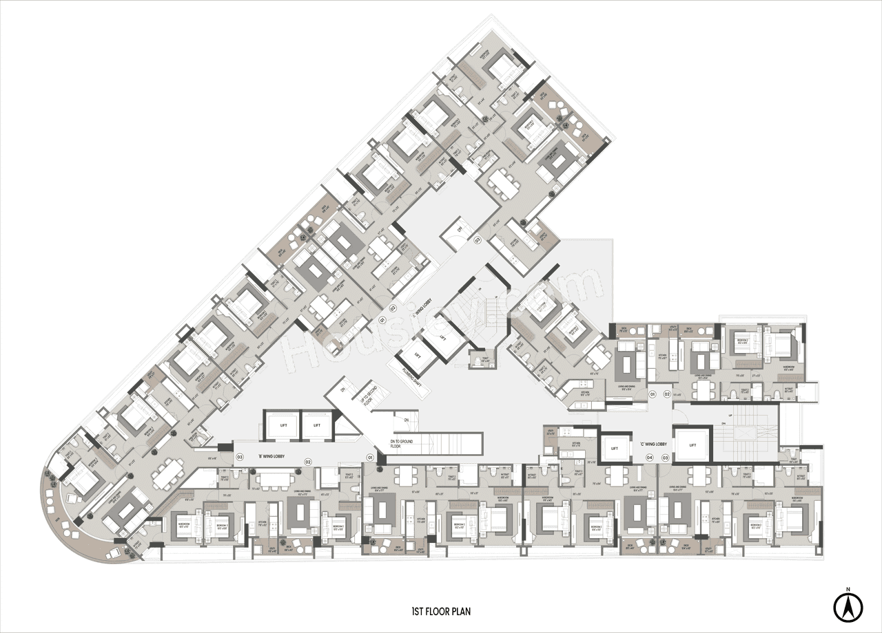 Shapoorji Pallonji Nine Arcs Floor plan 1