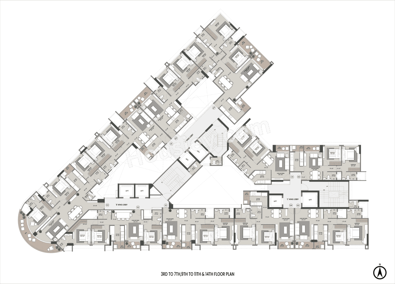 Shapoorji Pallonji Nine Arcs Floor plan 2