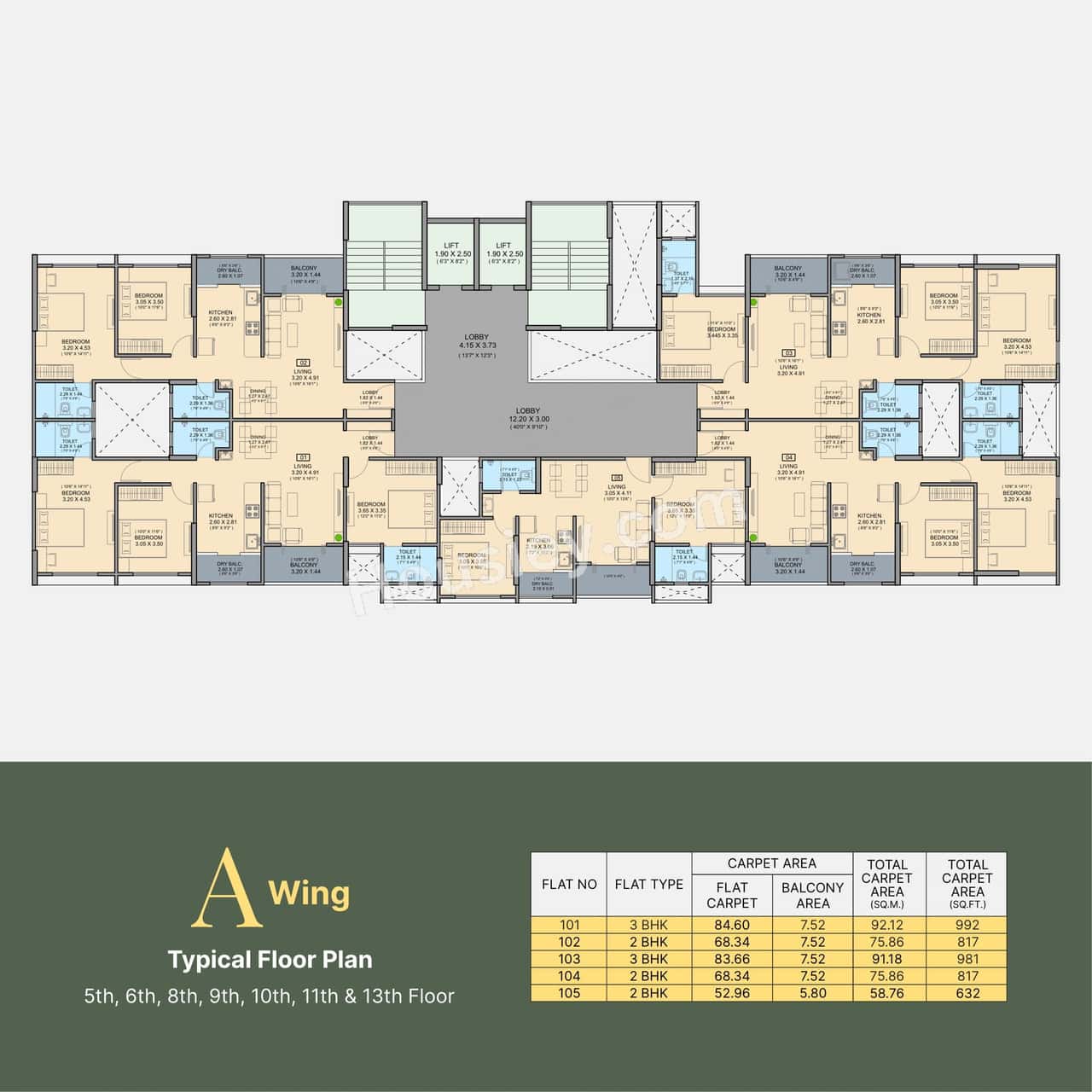 Shiv Divine Fortune Floor plan 4