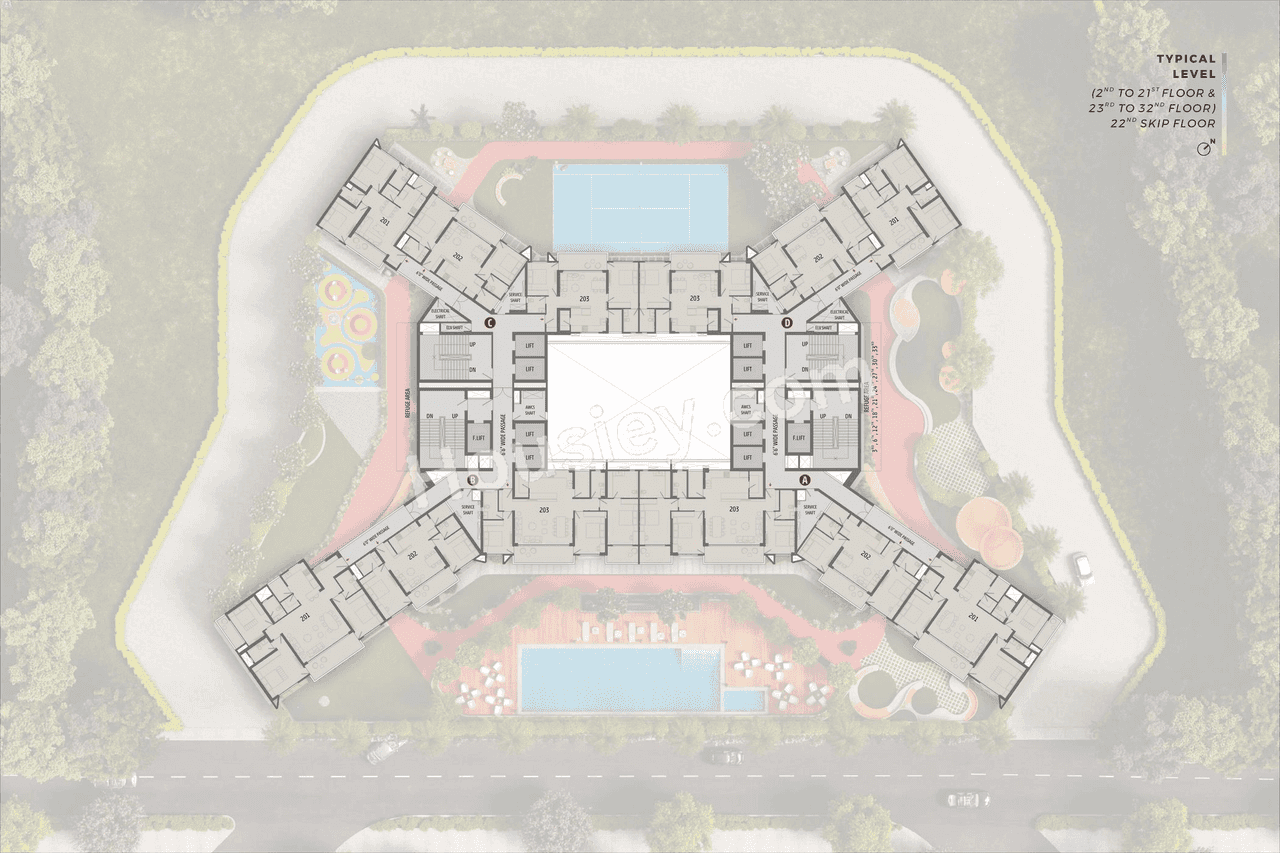 Shivalik Skyview Floor plan 2