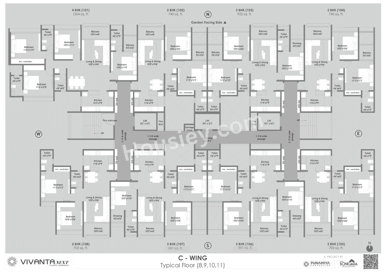 Shree Sonigara Vivanta Next Floor plan 1