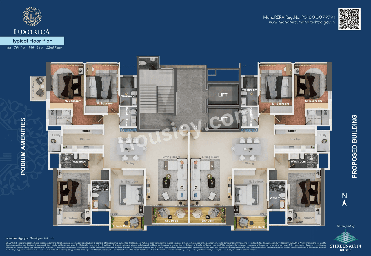 Shreenathji Celestial Heights Master Plan